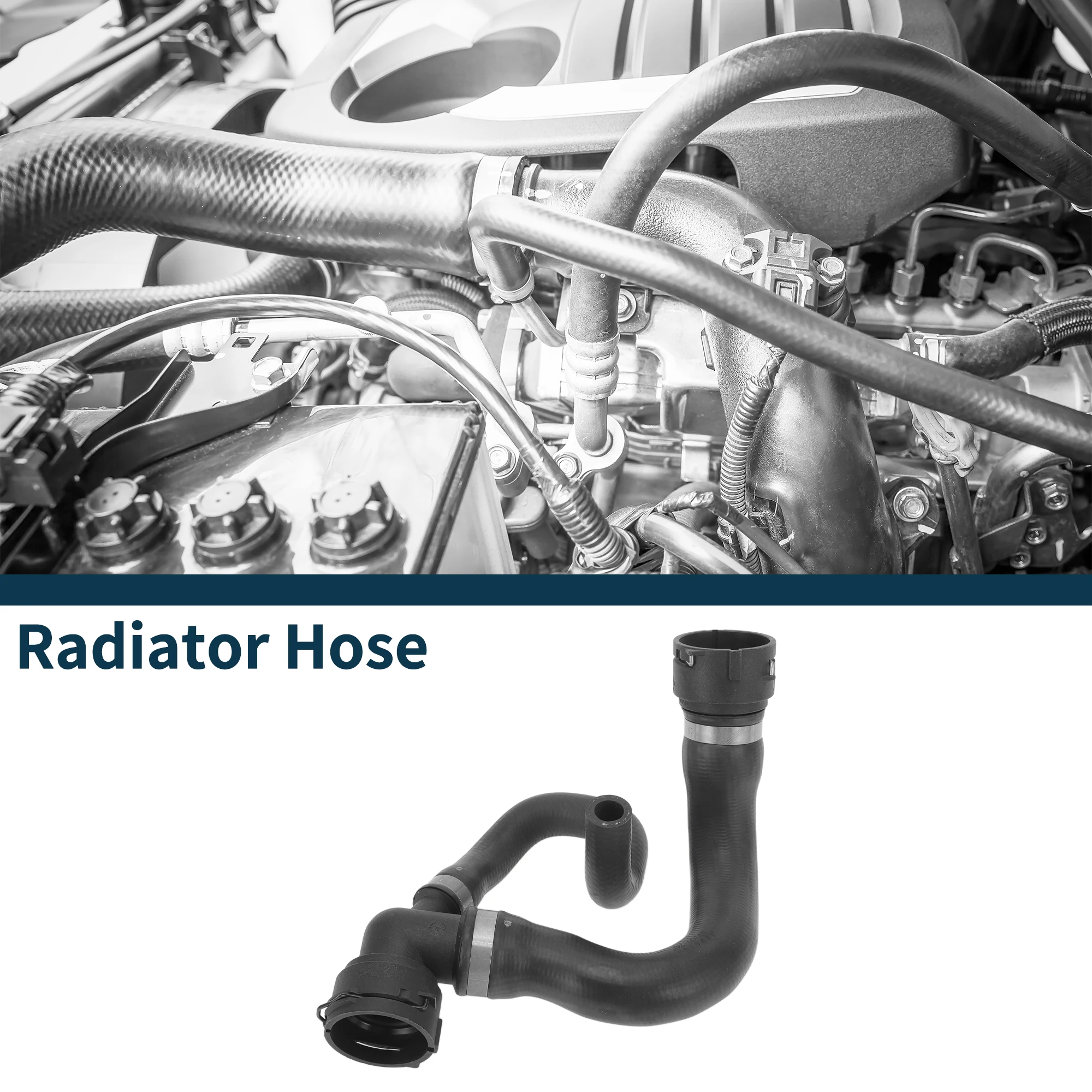 

UXCELL Шланг радиатора Нижняя водопроводная труба для Volvo XC60 2010-2016 No 32249279 Резина 1 шт.