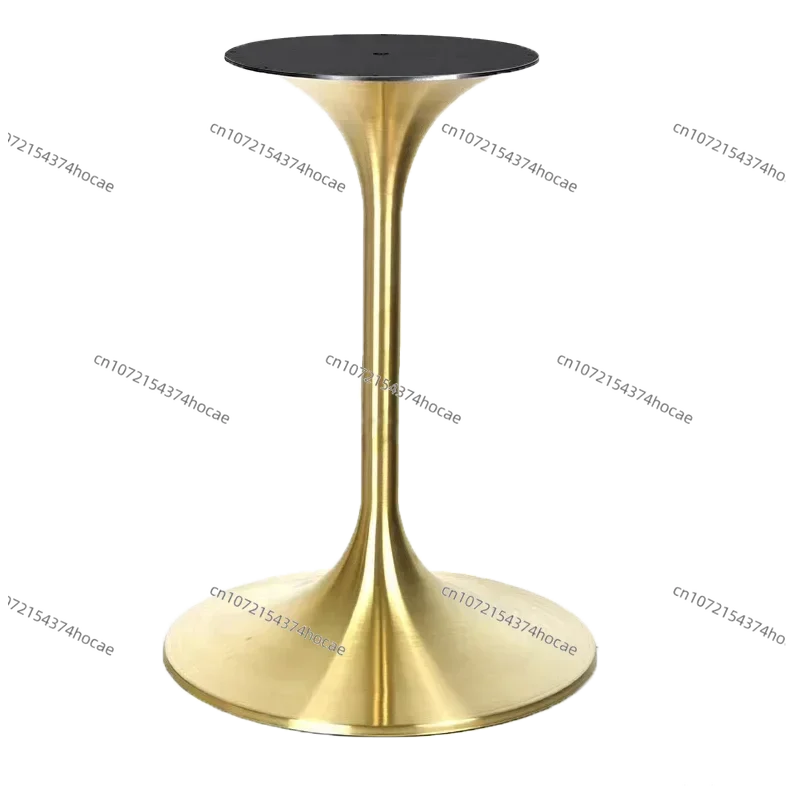 designed stainless steel metal table base coffee Furniture hardware leg Tulip table accessory