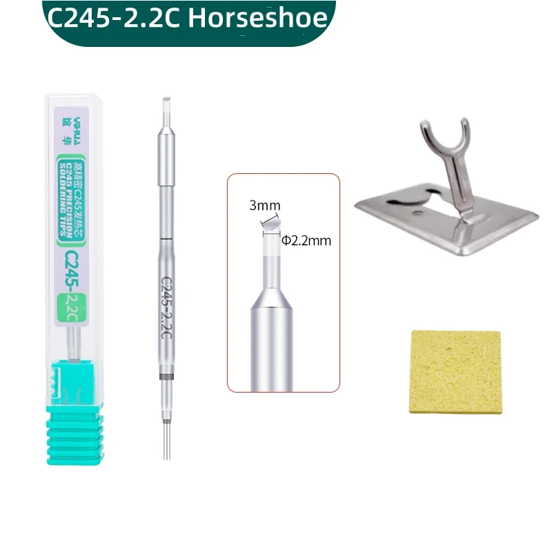 YIHUS C245 C Series Multi Type Solder Iron Tips 1C 2C 3C for YIHUA Soldering Station T245 Welding Handle Welding Replacement Tip