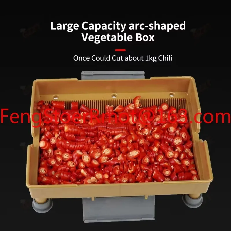 Stainless steel with protective cover Spiral blade Pepper scallion chopper Chives coriander slicer Rotary planer