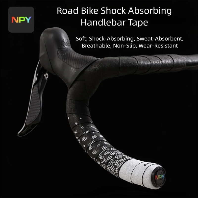 

NPY Multiple Colors Bicycle Handlebar Tape Non-Slip Shock Absorbing Belt Ultralight Wear-Resistant Road Cycling Strap