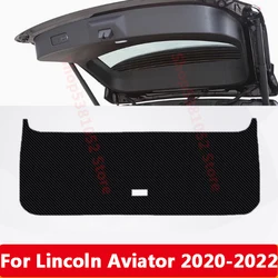 For Lincoln Aviator 2020 2021 2022 Car Rear Trunk Tailgate Protection Pad Trunk PU Leather Anti-dirty Pad Accessories