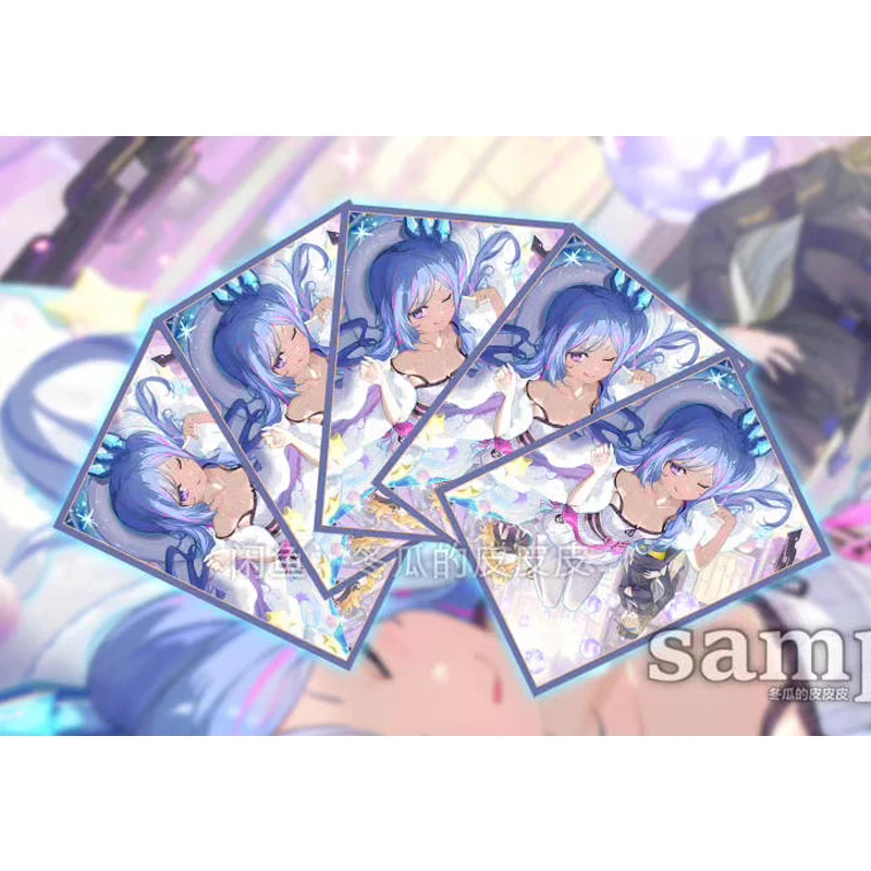 50Pcs/set 63X90Mm Diy Self Made Yu-Gi-Oh! Witchcrafter Madame Verre Card Sleeves Color Flash Card Protective Cover Gift Toys