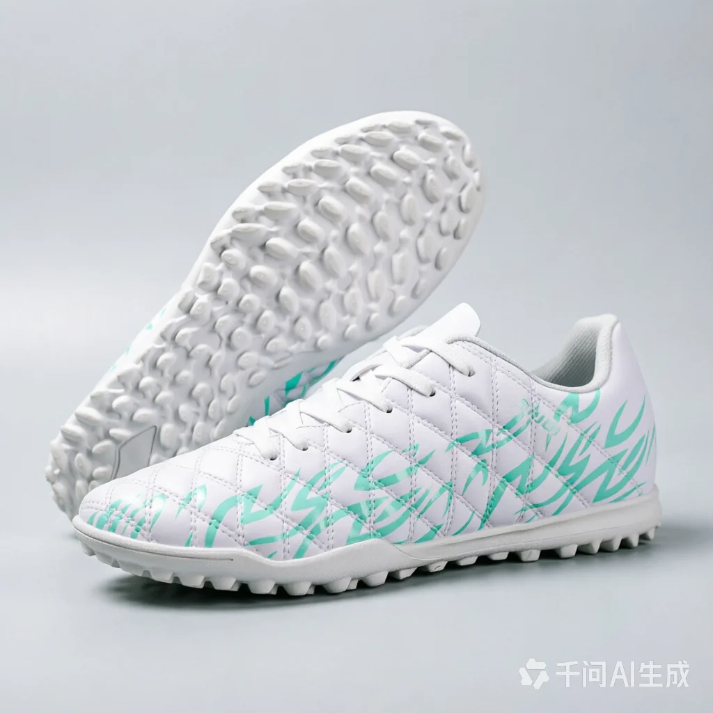 PU Fabric Upper Football boots TF Turf Rubber Outsole Durable Anti Slip for Boys Girls Teenager Outdoor Training