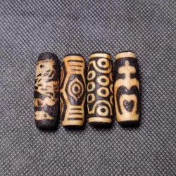 Tibetan Genuine Natural Agate Fire Sacrifice Longan Treasure Bottle Tianzhu Dzi Necklace Pendant Sweater Chain DIY Accessories