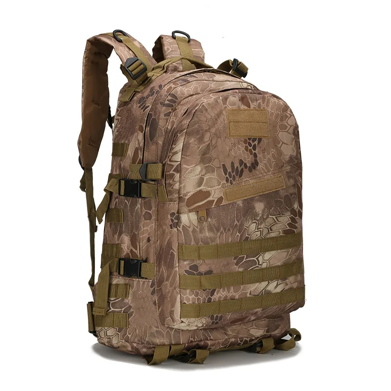 Tactical Backpack 3D Camouflage Serpentine Outdoor Sports Camping Bag Training Equipment For Hunting