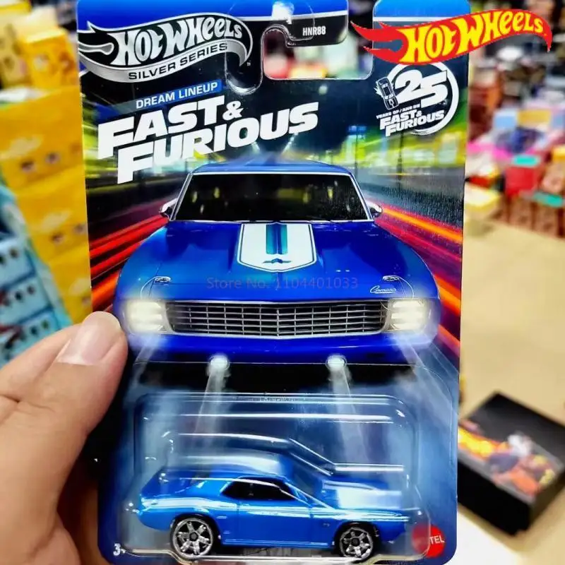 

Hot Wheels 1:64 Silver Standard Fast Furious Series Model Car HNR88 Alloy Car Model Nissan Subaru Collectible Toy Collect Gifts
