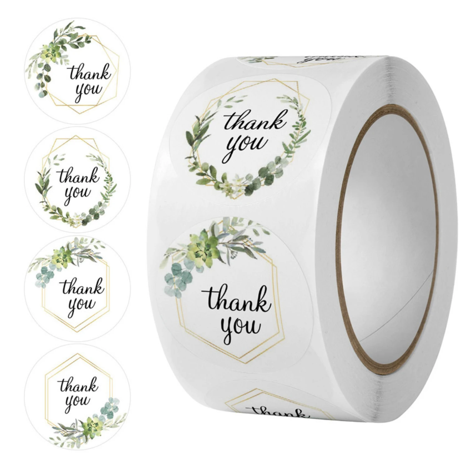 Floral Paper Stickers - 500 Vibrant Pieces for Birthdays, Weddings, Parties - Easy to Use, Acid-Free Archival Stickers