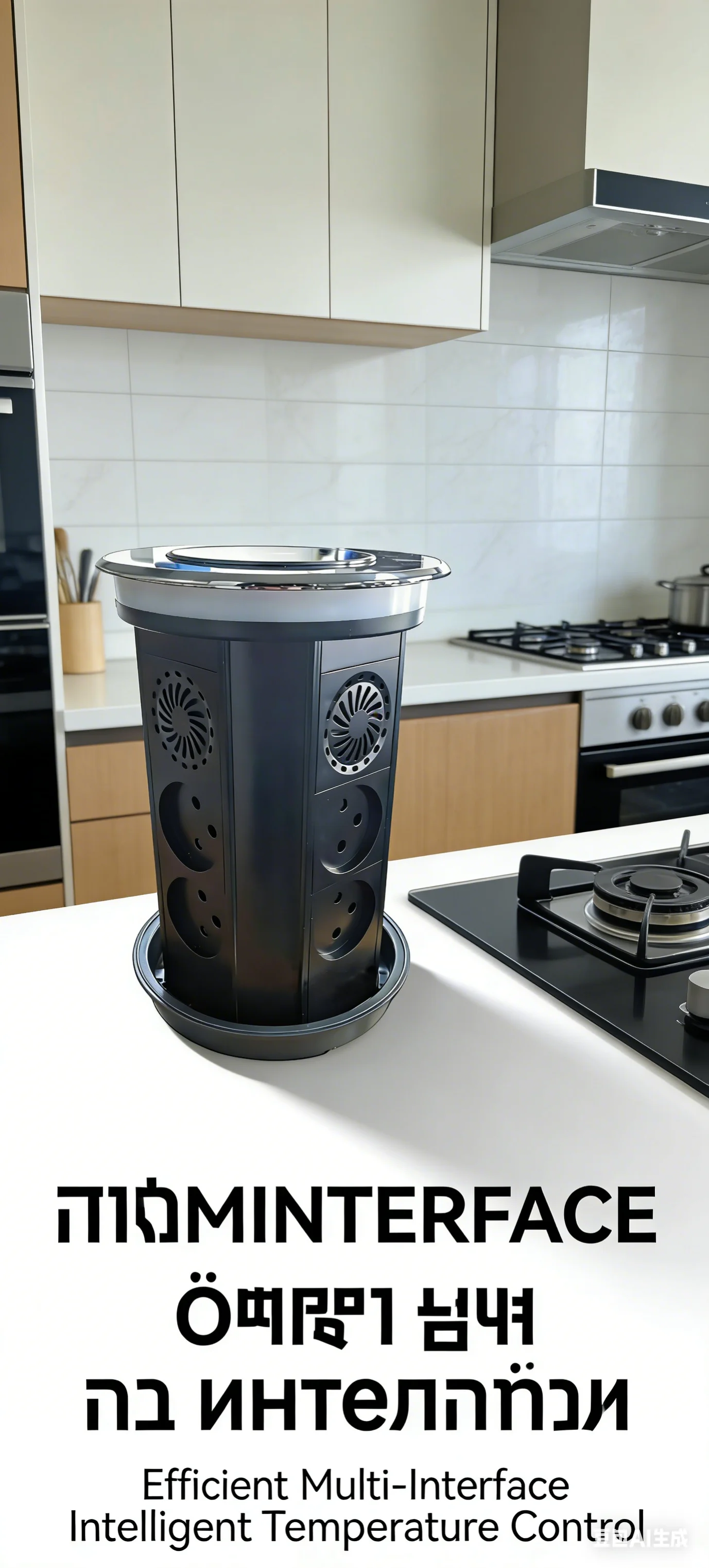 Israel Tower Socket Electric Lifting Type C USB Hidden Tabletop Motorized Pop Up Retractable Outlet Wireless Charging TUYA