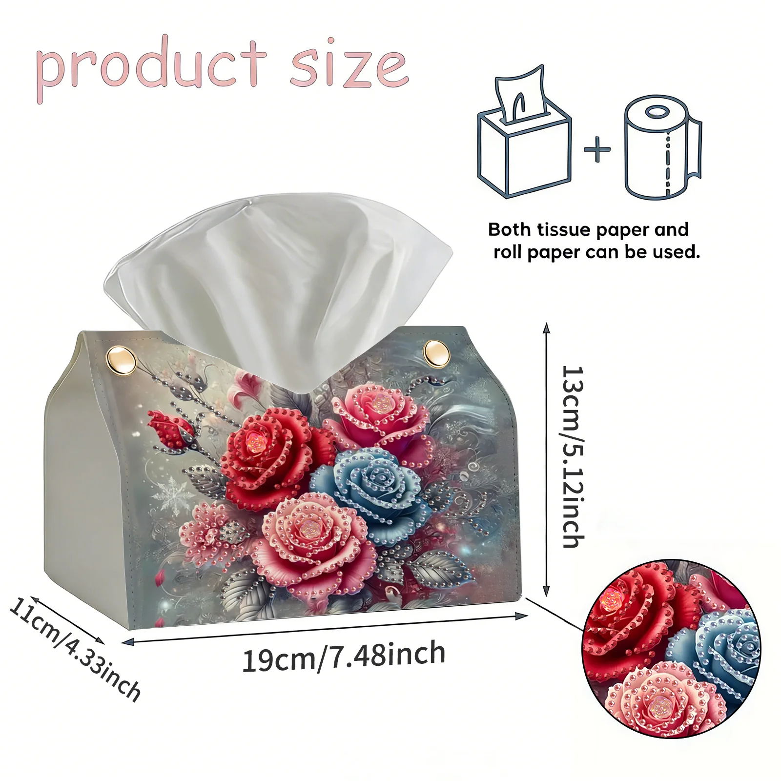 طقم رسم بالألماس من قطعة واحدة - مراجعة Pattern Tissue Paper وسعره