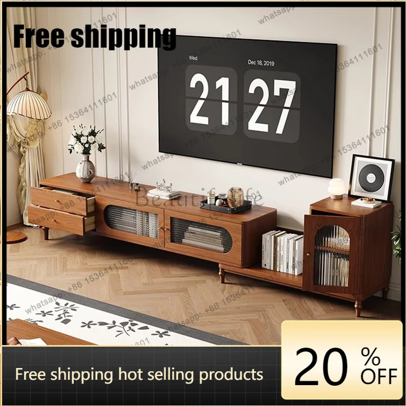 JJ Modern Adjustable Tv Stands Vintage Movable Mid Century Floor Tv Stands Sectional High Quality Meuble Tv Living Room Furnitur