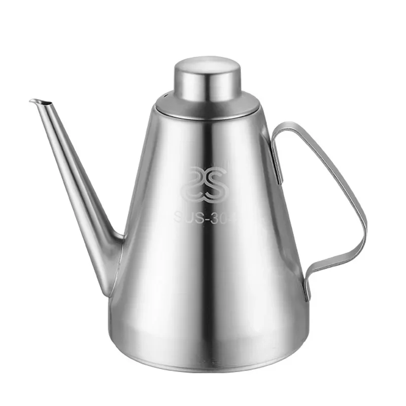 304 stainless steel oil pot dustproof leak control oil pot long nozzle oil bottle fragrance oil small vinegar bottle pot