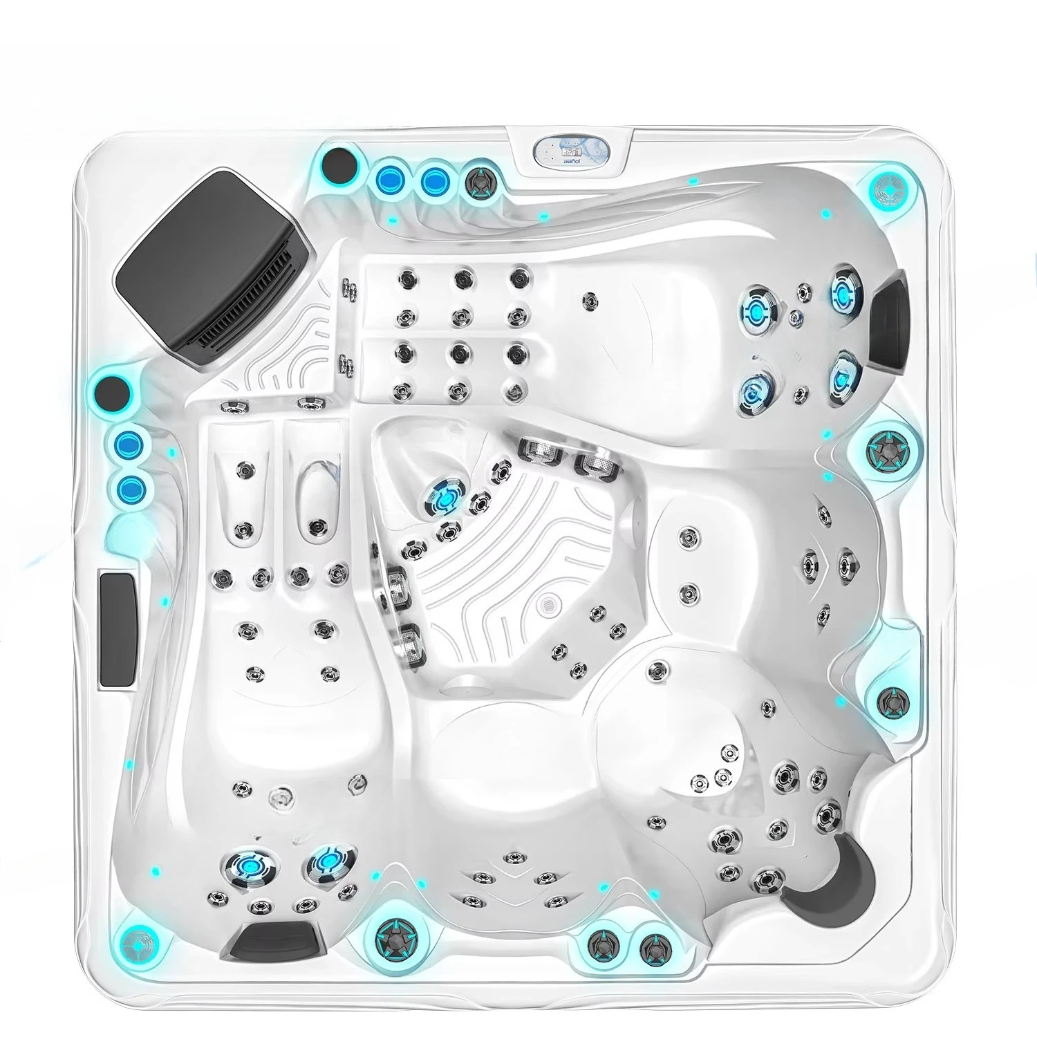 JOYEE 5 People Economical Jacuzzis SPA Hot Tub Cheap Price China Whirlpool Imported Ariestech Acrylic Pool Factory Bathtub
