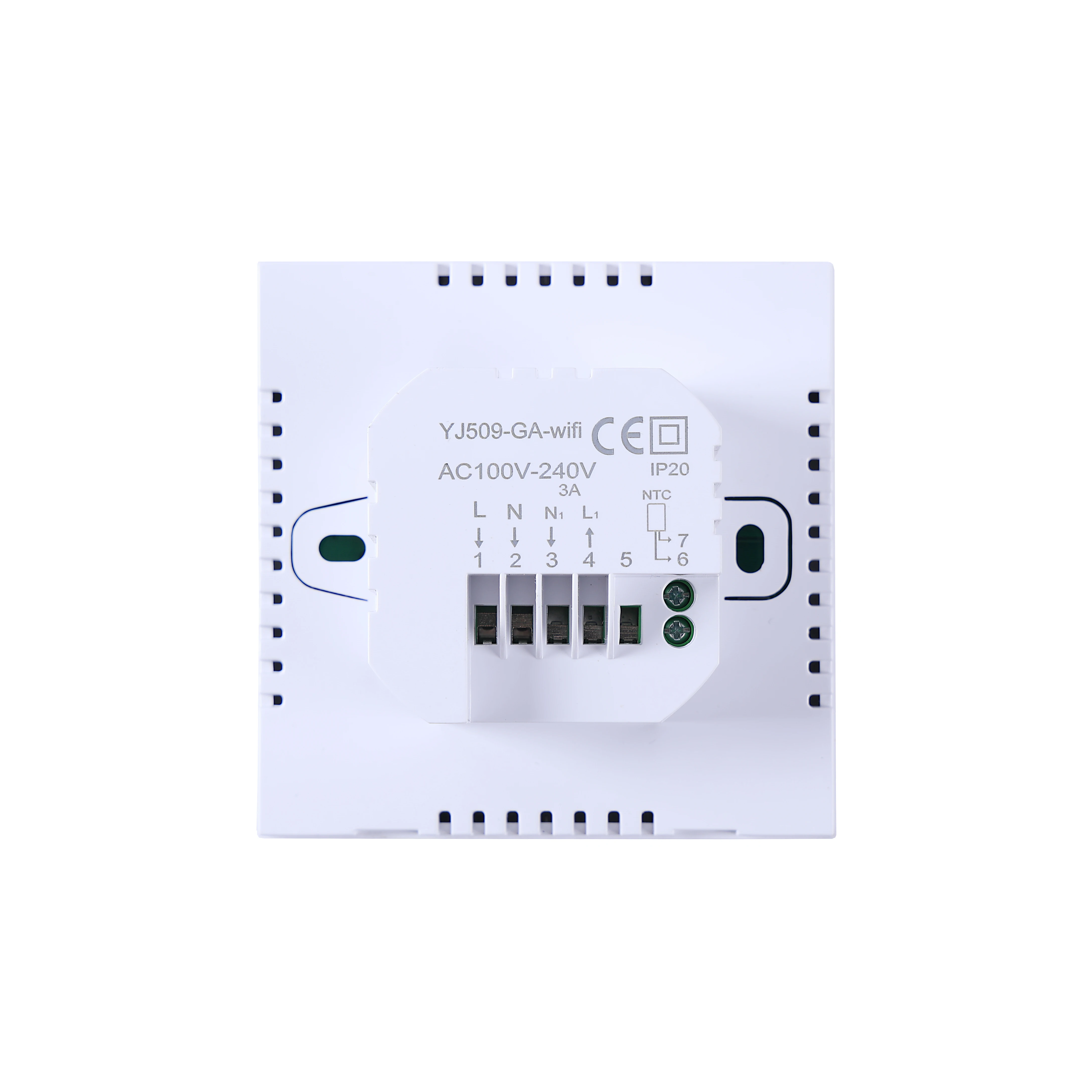 Tuya 509-D Plating Wifi Intelligente Verwarming Thermostaat LCD Display Spraakbesturing Alexa Tuya Alice/Elektrisch/Watervloer