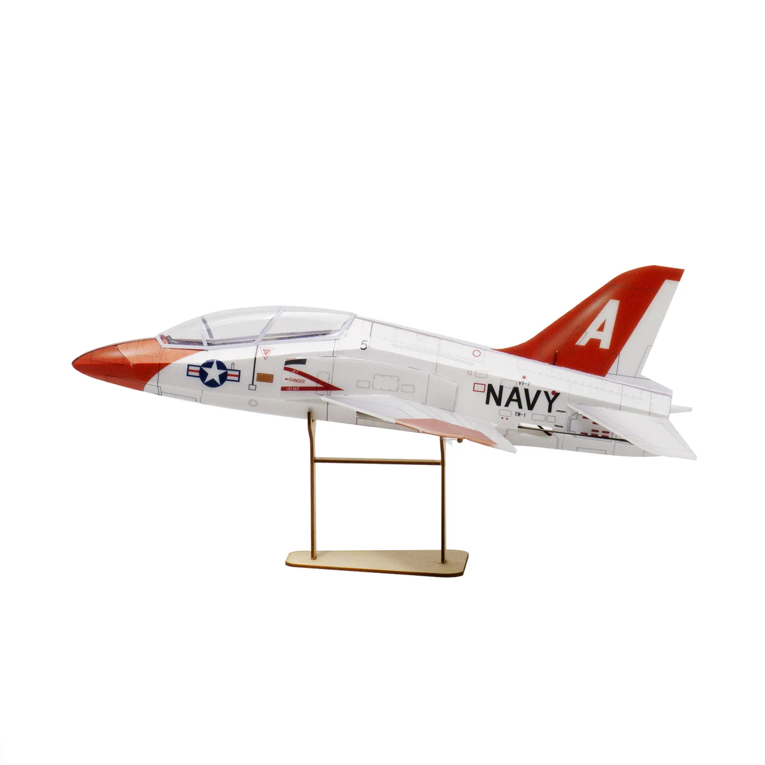 البحرية الأمريكية T-45 Goshawk RC طائرة أطقم منمذجة 30 مللي متر EDF 1S/2S 4CH ثابت الجناح لتقوم بها بنفسك الجمعية المدرب العسكري الطائرات ودية للمبتدئين