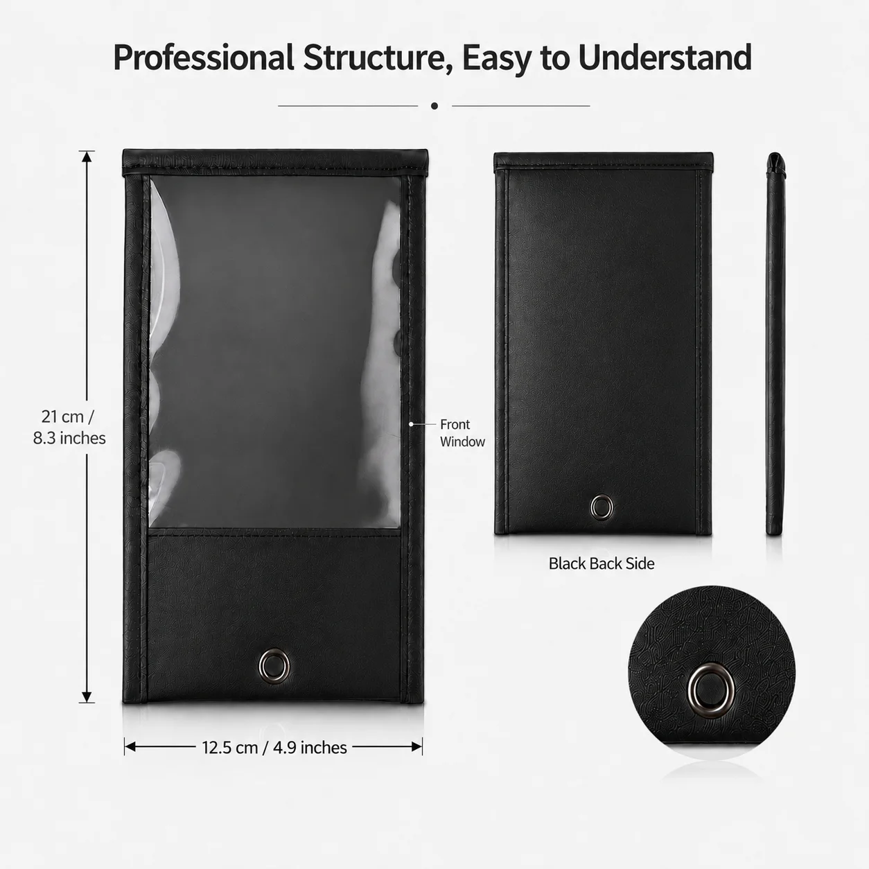 50pcs PU Leather No Photo Anti Camera Blocking Phone Bag Privacy Pouch for Prevent Unauthorized Shooting Occasions