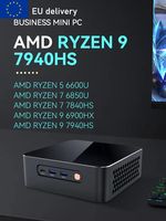 AMD Ryzen 9 7940HS 7840HS Mini PC 2x DDR5 Slots 2x M.2 SSD PICE4.0 Windows 11 WiFi6 BT5.0 Type-C USB4.0 8K Diy Gaming Computer