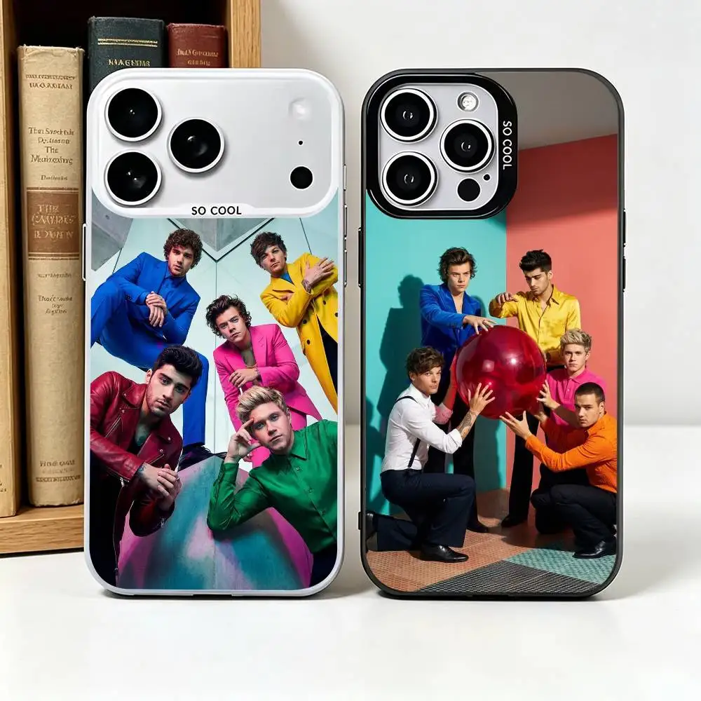 One D-Direction-ES B-Band Phone Case For IPhone17 11 12 13 14 15 16 Pro Max Plus Cover Colored Silver Funda Bumber