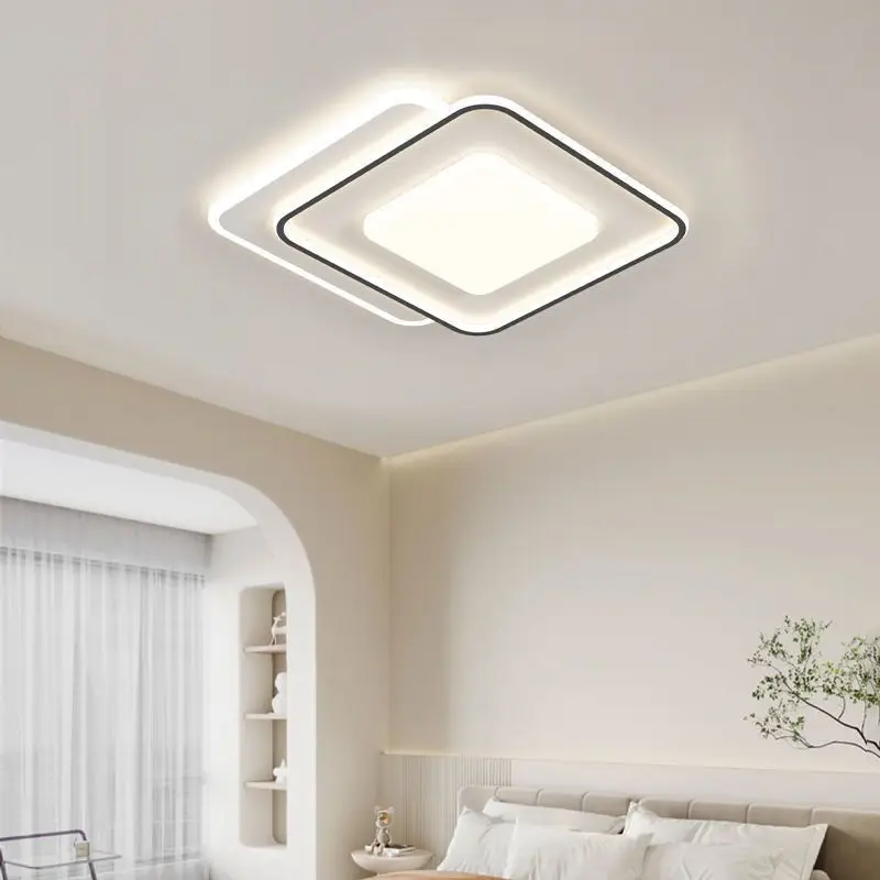 （90）Whole house smart modern simple living room bedroom ceiling lamp three bedrooms and two