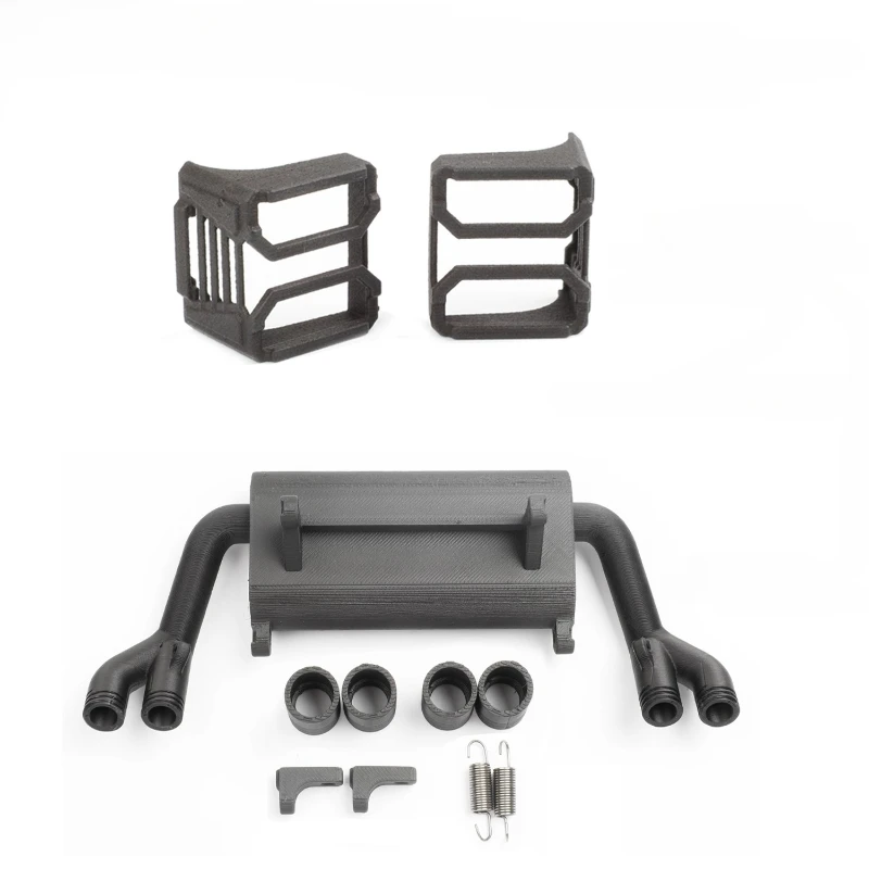 Simulated 3D Printing Tail Lamp Cover for 1/7 RC Crawler Car Traxxas Relalo Crobol MK07 JK07 Accessories