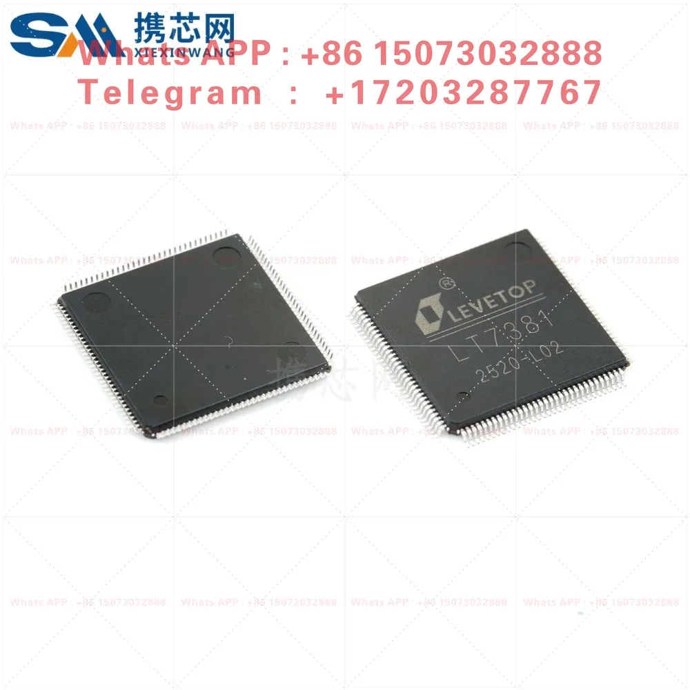 LT7381 LQFP‑128 LCD Driver IC 1024*768 Resolution Display‑Control Chip