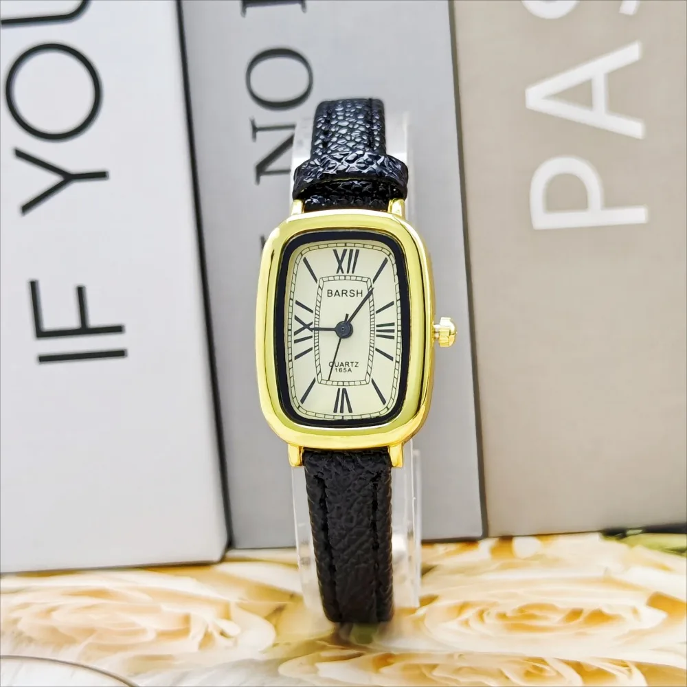 New Brand Women Quartz Watch Fashion Oval Dial Ladies Gift Watches Student Luxury Stainless Steel Strap Wristwatch Dropshipping
