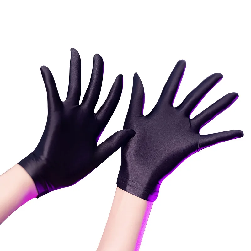 women-sexy-gloves-black-oil-shiny-high-elastic-smooth-couples-masturbation-ultra-thin-five-fingers-short-gloves-exotic-lingerie