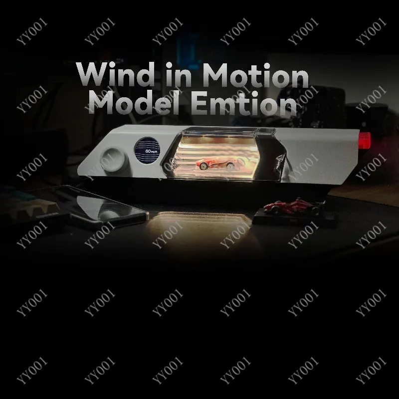 Desktop Wind Tunnel Tester for 1:18 1:24 1:64 Scale Model Cars Display Testing Tool