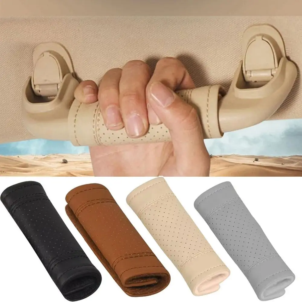 Breathable Car Roof Handle Cover Non-slip Anti-scratch Pull Handle Protective Case Easy To Install Wear-proof Car Grip Gloves