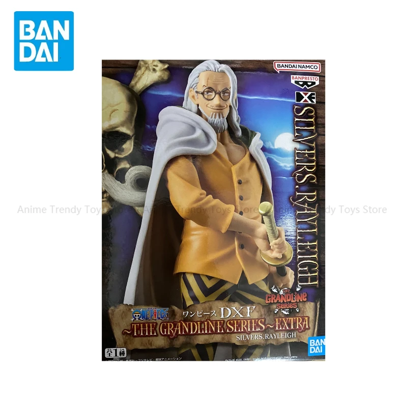 Oryginalne figurki akcji Bandai ONE PIECE Silvers Rayleigh Anime Kolekcja Ozdoby Zabawki Prezent Urodzinowy Dostępne