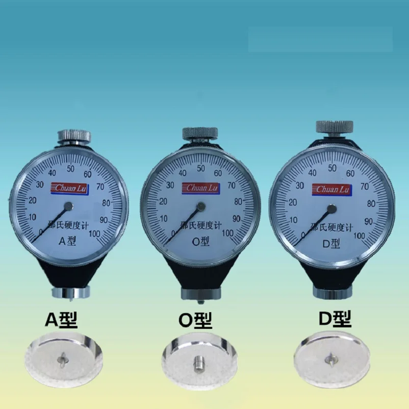 Professional Shore Type A/O/D Tire Silicone Plastic Hardness Tester Meter 0-100 HA Sclerometer