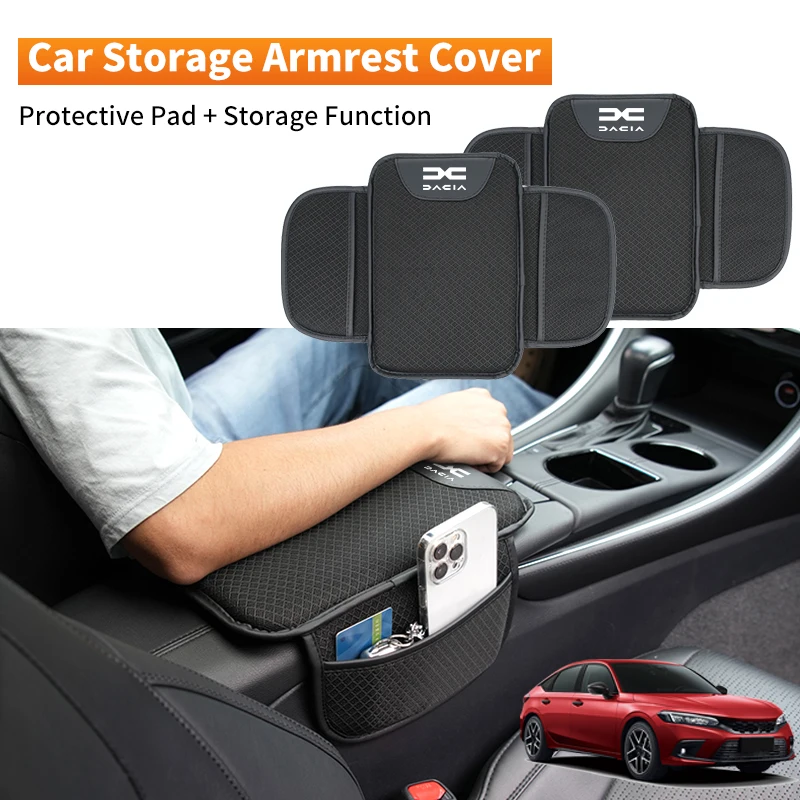 

Car Sticker s Armrest Box Cushion Console Protector Elbow Support Storage PadFor Dacia Logan Mcv 2 Duster Sandero Lodgy Dokker S
