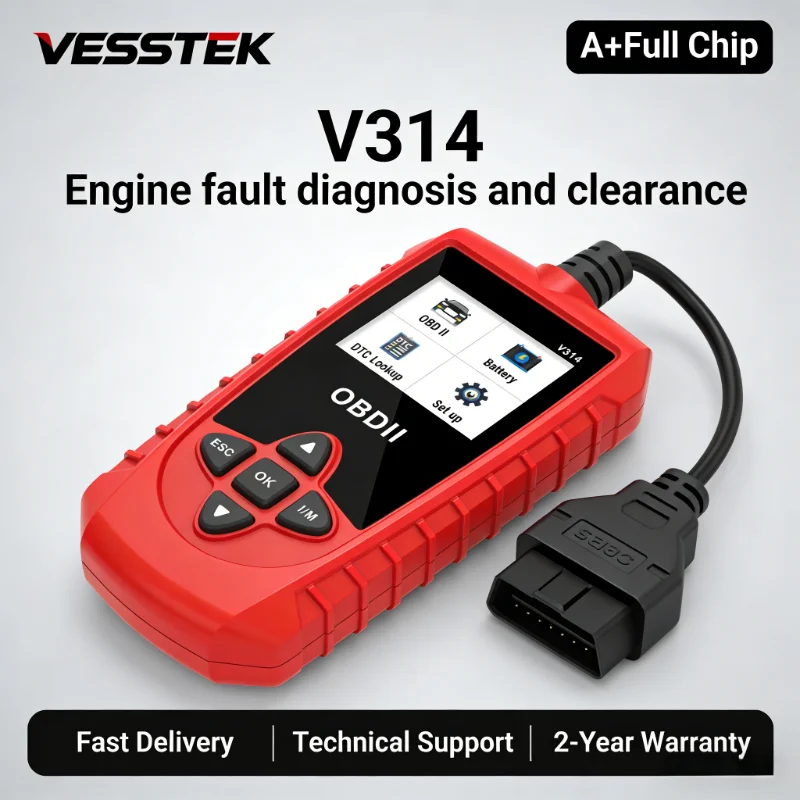 エンジン故障検出器-v314-v314n-v302-obd2-スキャナー診断スキャナーとライブデータ＆i-m、多言語対応