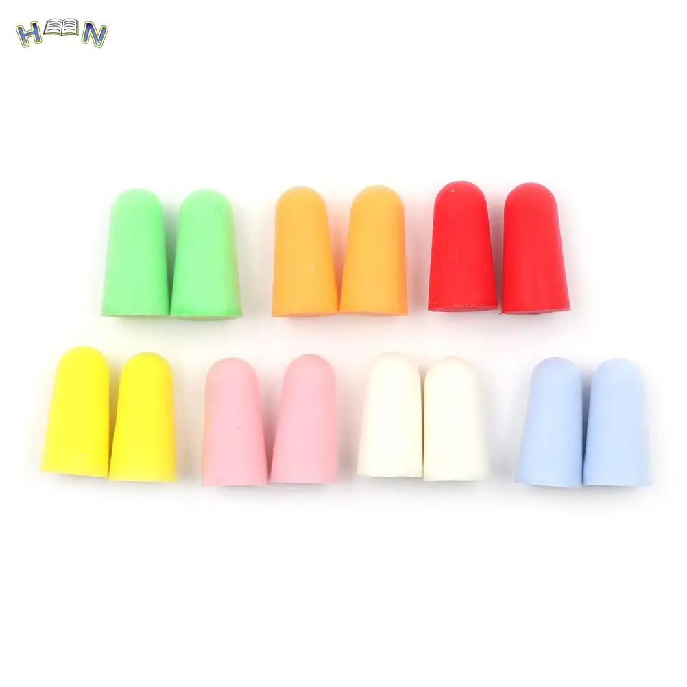 20PCS/10Pairs Soft Tapered Foam Ear Plugs Travel Sleep Noise Prevention Earplugs Noise Reduction Travel Sleeping