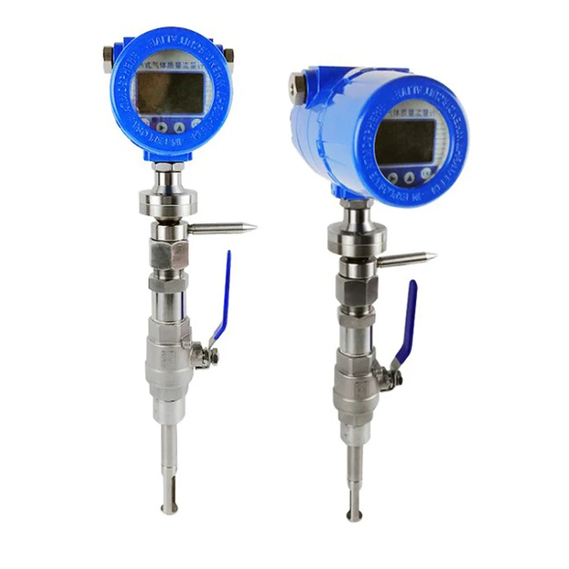 High precision stable digital display thermal mass flowmeter flow meter mass