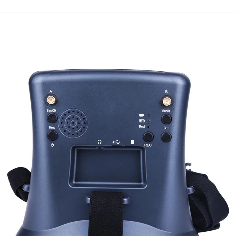 Receptor de vídeo M16K com bateria DVR 3.7V/2000Mah 4,3 polegadas HD LCD 16: 9 para drone de corrida Bwhoop Drone