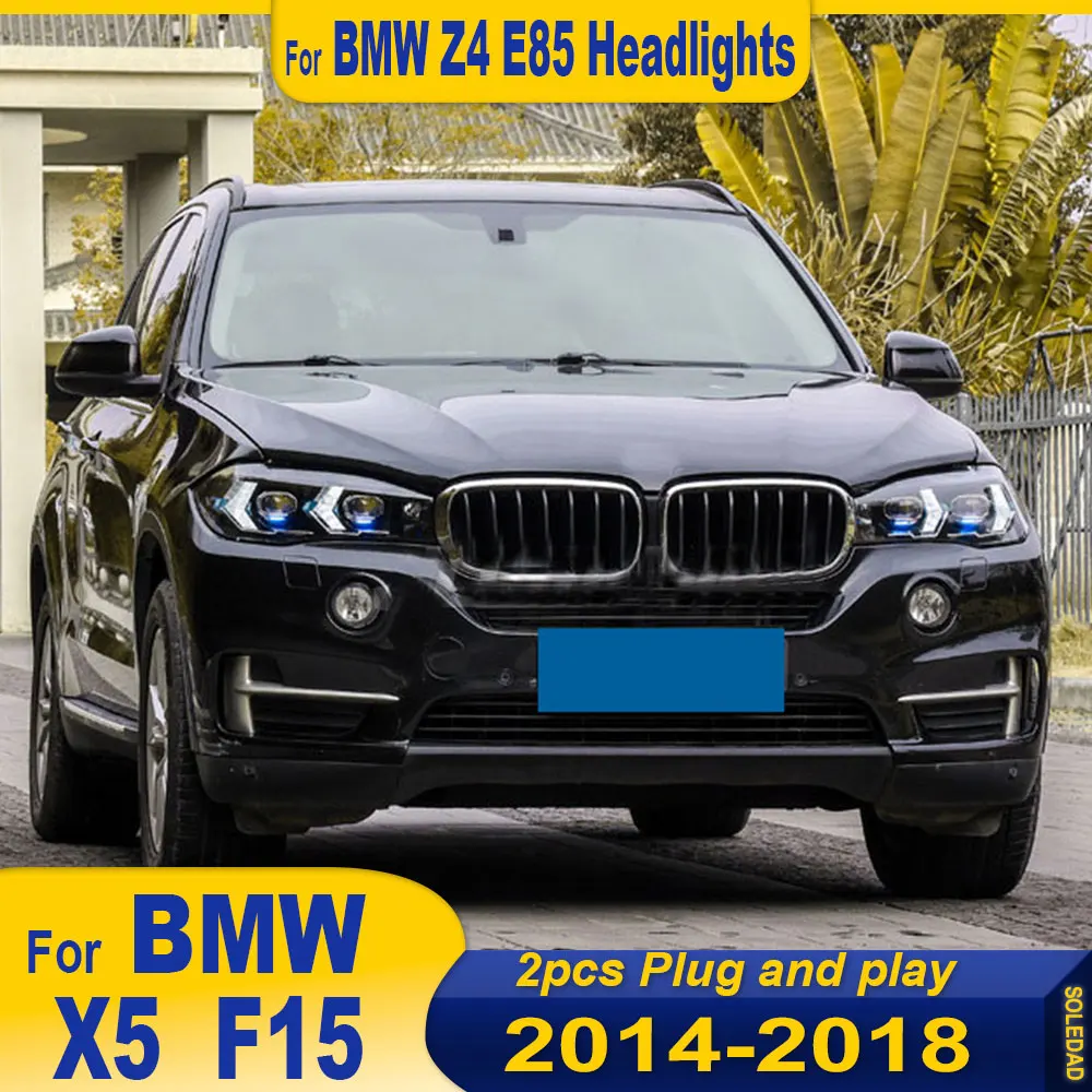 

Car Headlight For BMW X5 F15 Headlight 2014 2015 2016 2017 2018 Upgrade Modified New DRL Dynamic Turn Signal LED Headlight