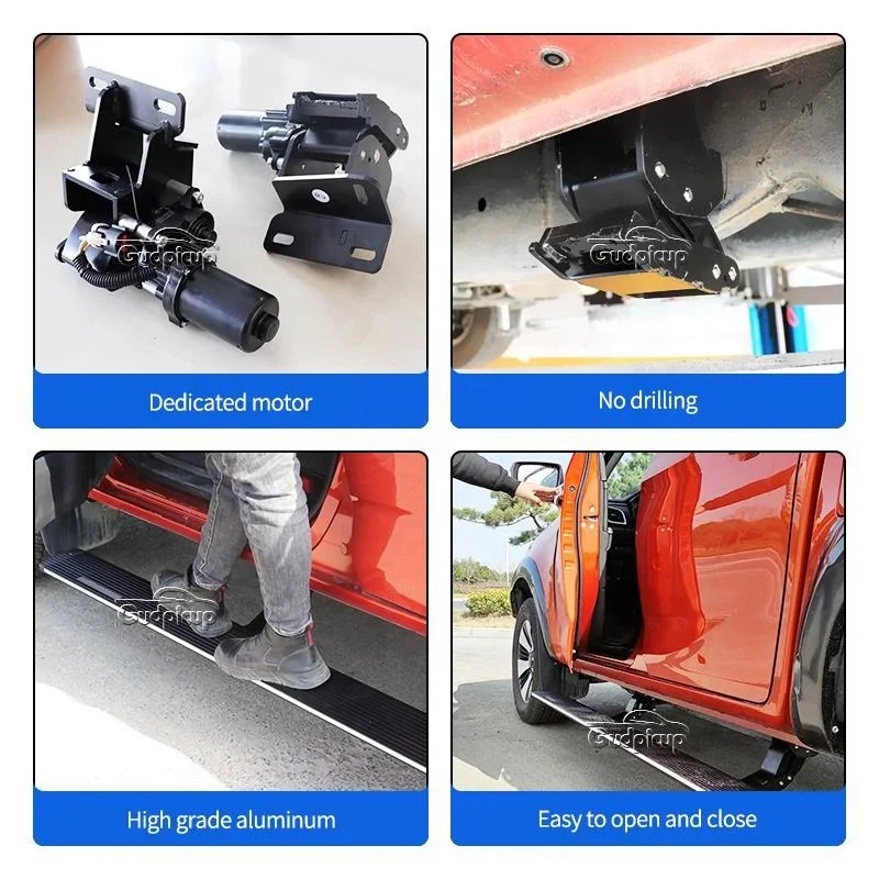 PowerStep Double Cab Running Board Electric Side Step For Dmax Chevrolet Silverado GMC Sierra