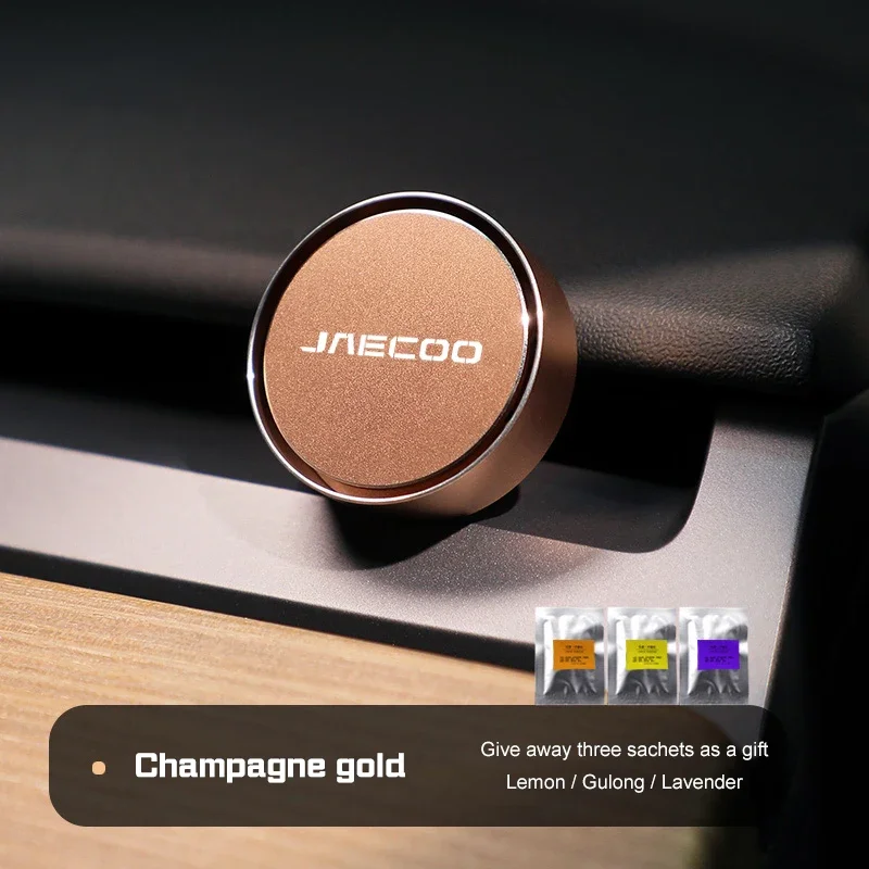 Alloy Car Air Outlet Fragrance Diffuser 2026 For Chery Jaecoo J7 J8 J5,Give Up 3 Solid Flavours Air Freshener Aromatherapy Clip