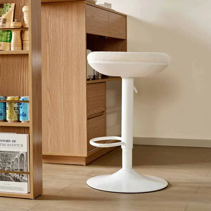 

Counter Lounge Chairs Portable Metal Adjustable Swivel Kitchen Bar Stools Nordic Reception Quality Banqueta Bar Furniture