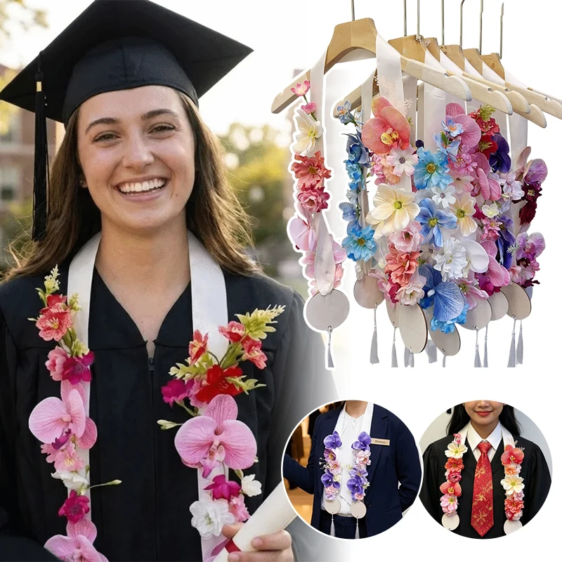Graduation Tie Flower Wedding Bride Hanger Decor Shooting Prop Personalized Ornament For Graduation Photography Supplies