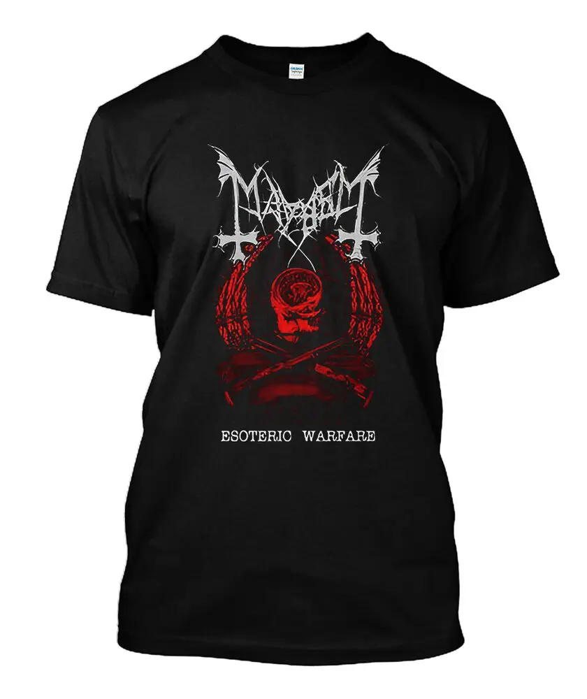 

BEST SELLER! Mayhem Esoteric Warfare Mens Black T-Shirt Size S 5XL Tees Y2K tops Unisex Summer Short Sleeve