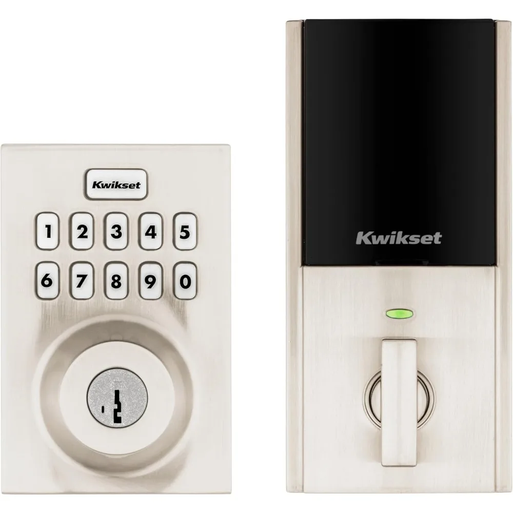 HomeConnect 620 Z-Wave Long Range Enabled Keypad Smart Lock Convenient Keyless Entry, Customizable User Codes, Ring Alarm Compa