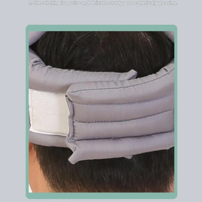AntiFall Safety Head Cap For Seniors Comfortable Cotton Blend Adjustable Protective Helmet for Elderly Use