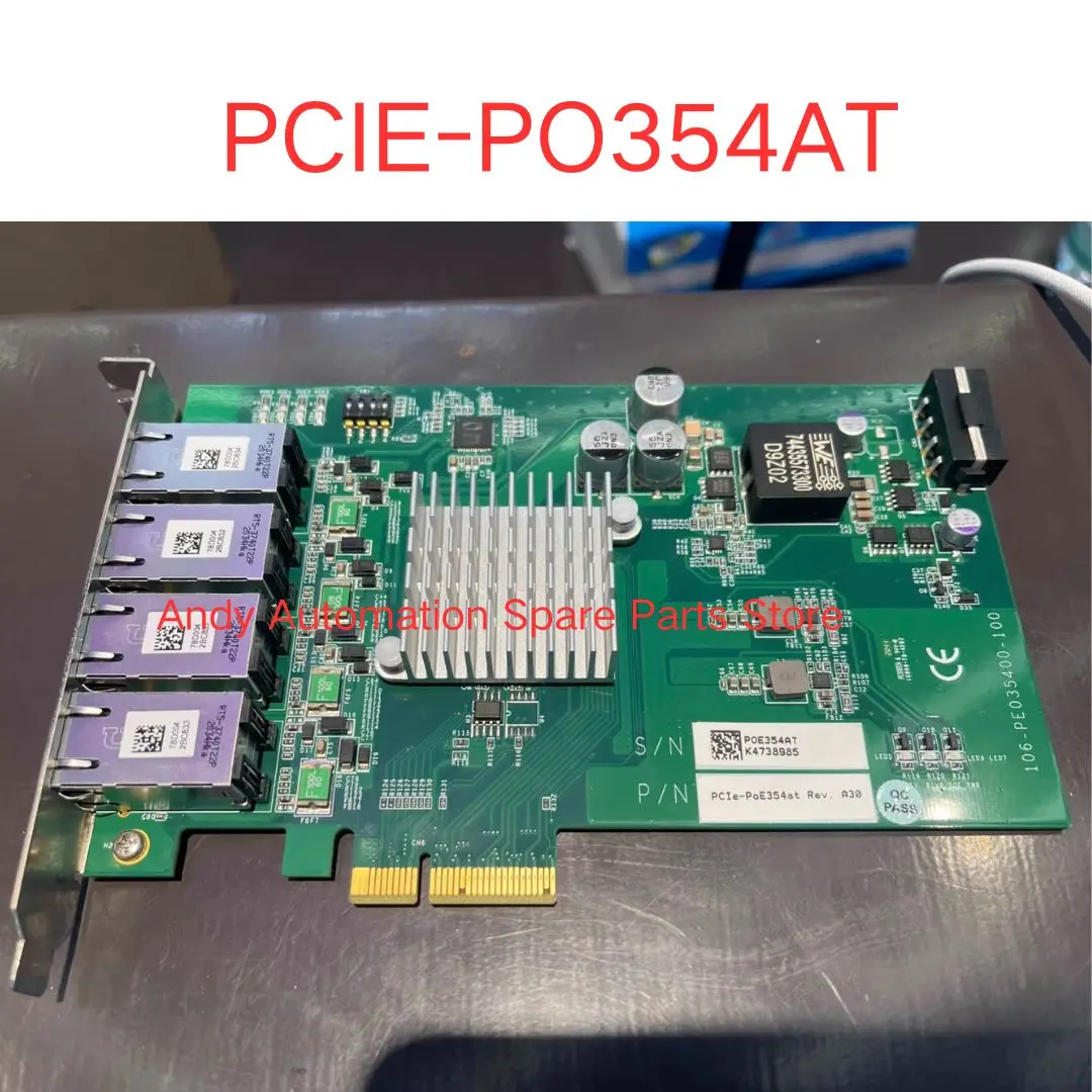 

Second-hand PCIE-PO354AT ReV.A1 Industrial Camera Capture Card