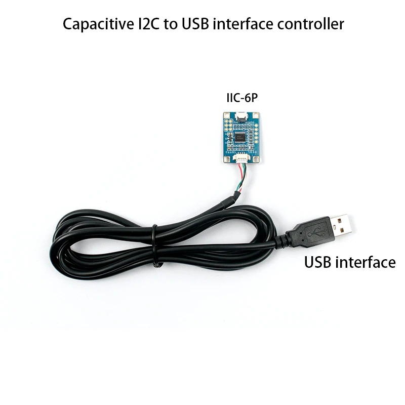 

7-inch 8-inch 9-inch 10-inch Small Interface Capacitive Touch Screen 6-wire I2C Interface To USB Controller Kit