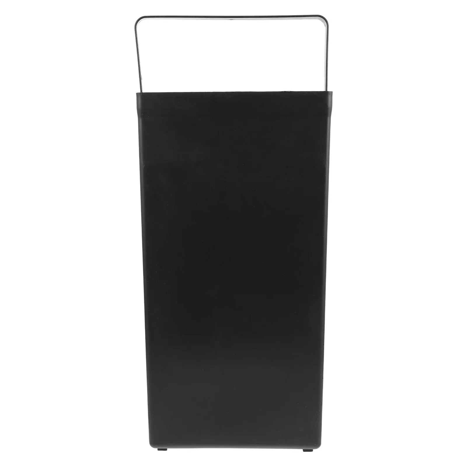 

Square Trash Can Inner Bucket Black Plastic for Outdoor Hotel Bathroom Kitchen Garden Heavy Duty Portable Waste Basket Utility