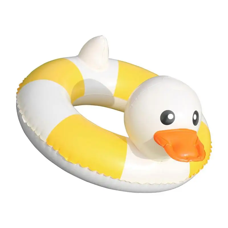 

Swim Ring For Kids Inflatable Swim Float Duck Shape Swim Rings Water Swim Beach Party Supplies Pool Toys Pool Floaties Swimming