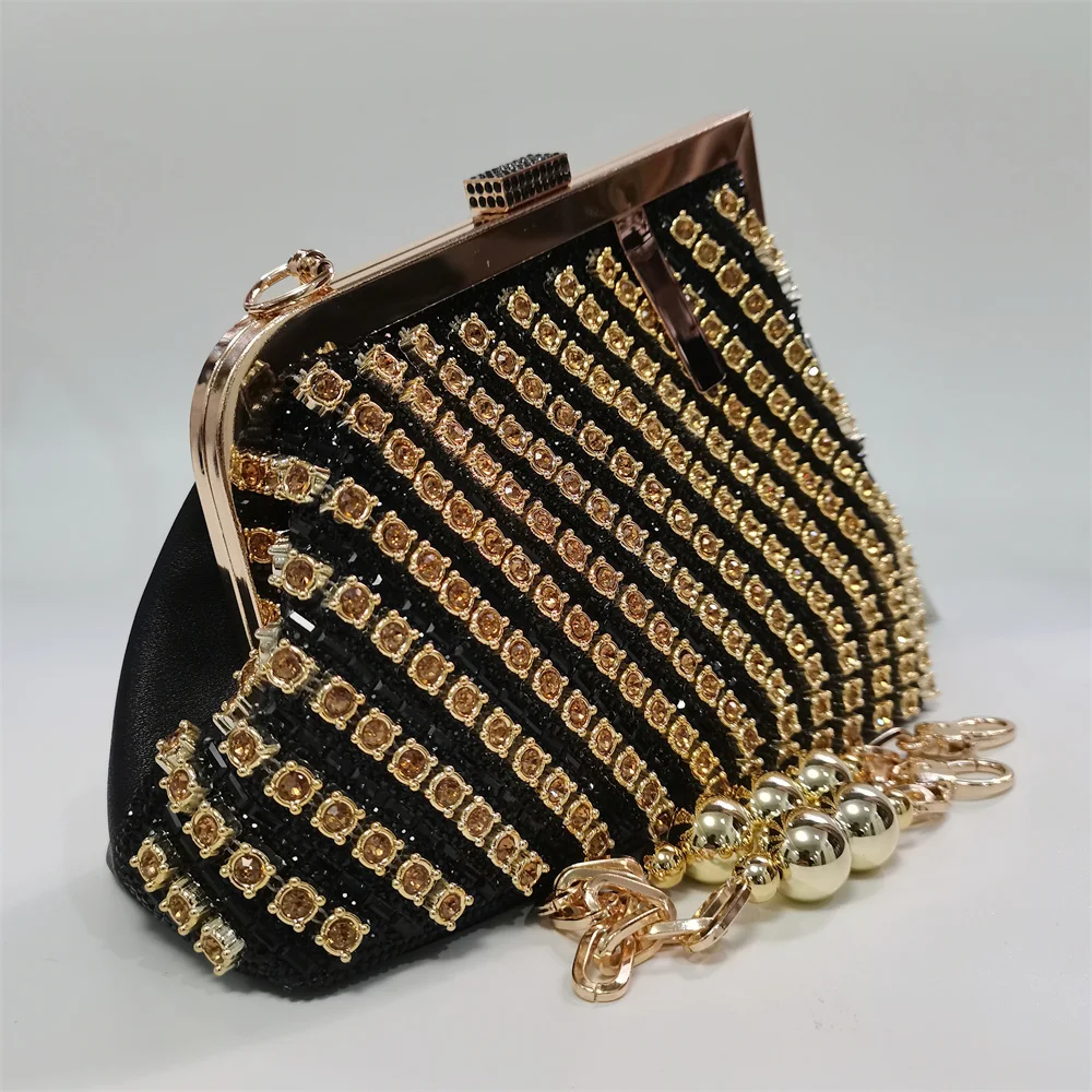 2024 Latest Irregular Diamond Women\'s Clutch, Women\'s Rhinestone Tote, Crossbody Bag Everning Bag Large Capacity F313-2