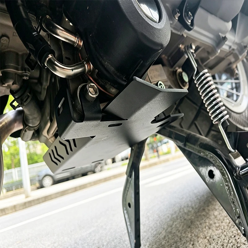 Picture 5: Suitable for Zontes 368G 368E 368K Modified Accessories Engine Chassis Guard Engine Bottom Protective Cover Skid Protector Plate